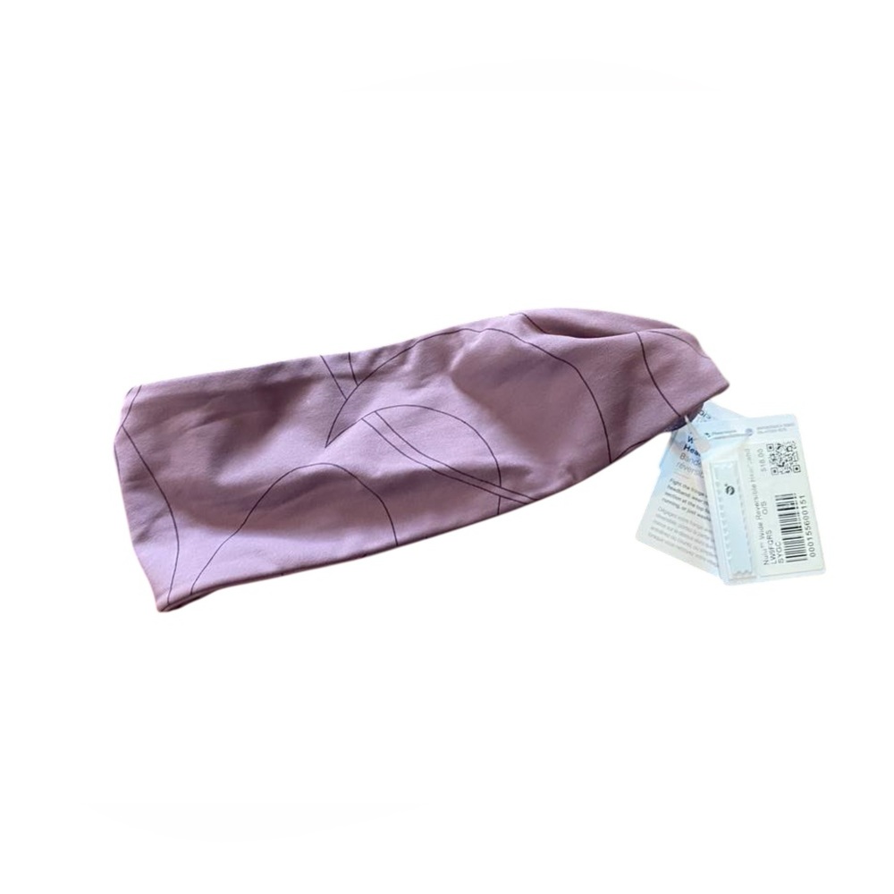 NWT Lululemon reversible headband PURPLE